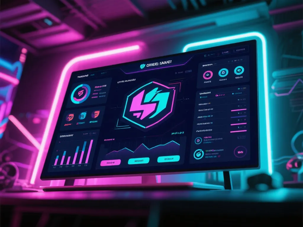 电竞数据与资讯仪表盘视觉