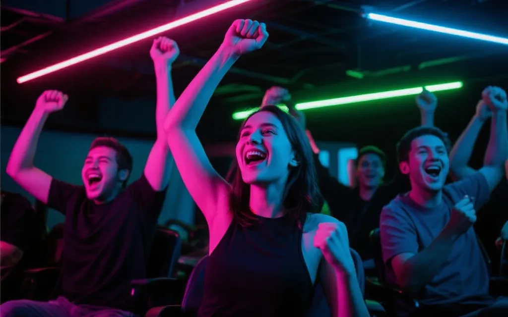 电竞粉丝现场氛围